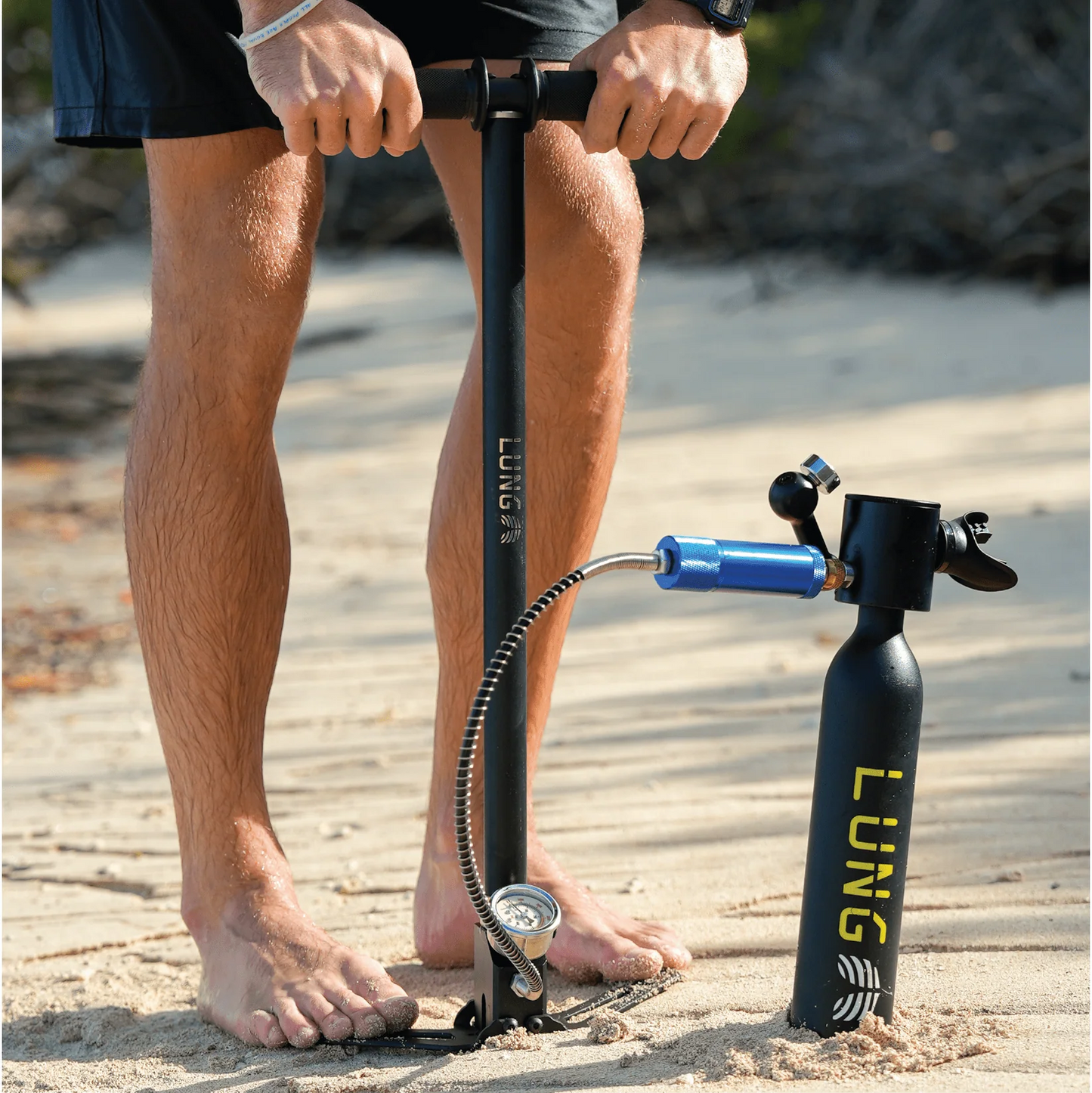 Lung T-500 + Hand Pump + Turbocharger + Sub-Mask