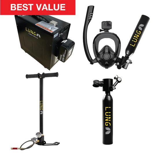 Lung T-500 + Hand Pump + Turbocharger + Sub-Mask