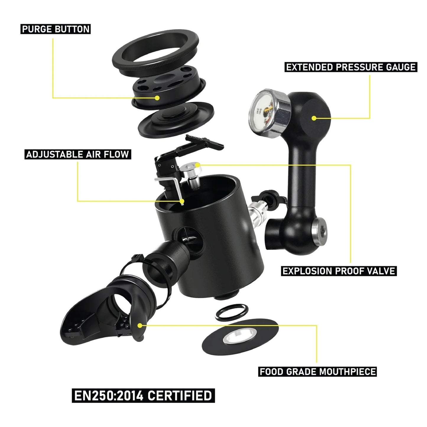 Lung T-500 + Hand Pump + Turbocharger + Sub-Mask